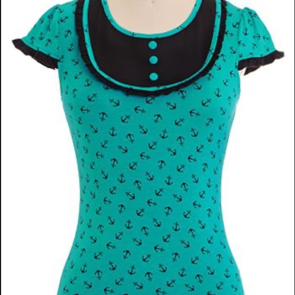 Sourpuss anchor top PINUP  ***MOVING SALE***